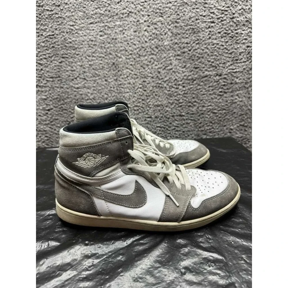 Nike Air Jordan 1 Retro High Sneakers Washed Black DZ5485-051 Mens Size 12 US